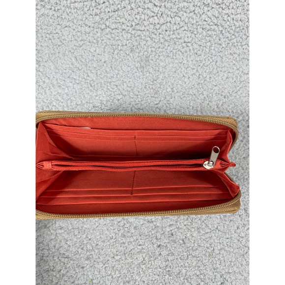 Travelon Tan Full Zip Wallet - Picture 4 of 7